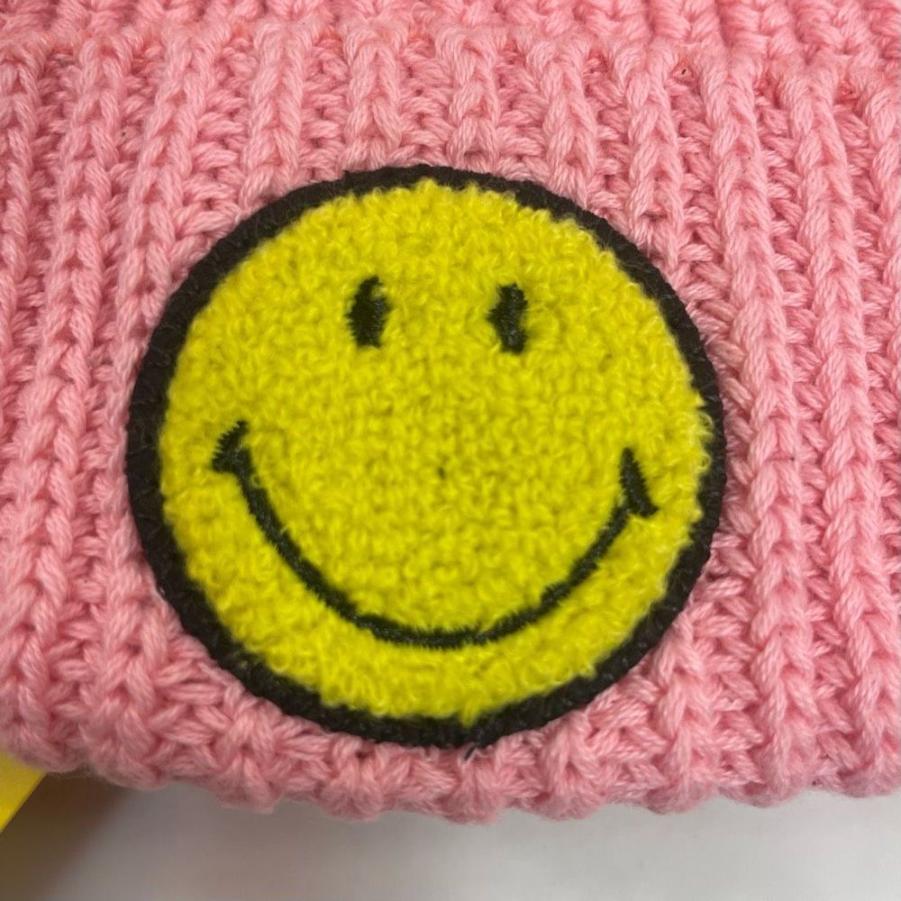 BNIP Love Your Melon Smiley Pom beanie toboggan - Picture 5 of 10
